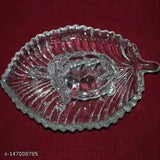 Clear glass feng shui turtle/tortoise plate for good luck and wealth creation (Indian origin, 10cm x 3cm x 10cm)