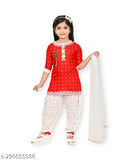 Pretty cotton-linen print co-ord set for girls, Indian ethnic wedding wear, ideal for summer parties