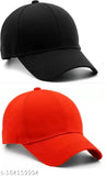 Adjustable cotton baseball cap combo, solid color for kids, boys and girls, Made in India