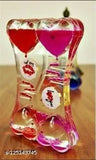 Transparent crystal handicraft Love Meter Wheel Droplet Timer, ideal for Valentine or Friendship Day gifts, size LxWxH: 2.5cm x 8.5cm x 14cm, made in India