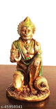 10cm x 19.5cm Poly Resin Hanuman Idol - Tangible symbol of spirituality & devotion for home or office