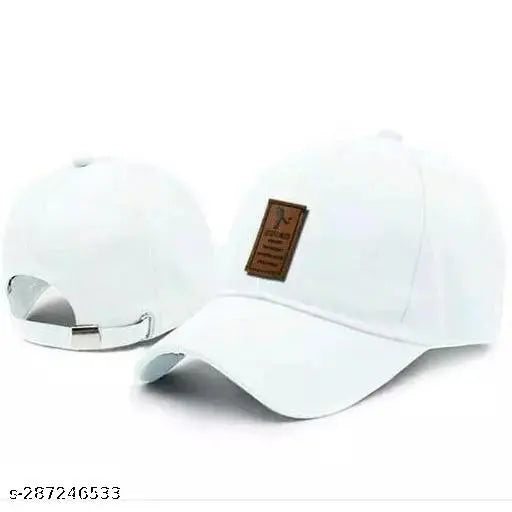 Cotton sports cap - stylish & comfortable for all ages, solid design from India