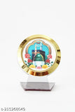 Multicolor Glass & Plastic Laps of Luxury Makka Madina Decorative Showpiece (65 cm), Indian dashboard figurine