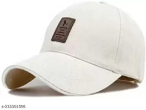 Stylish Ediko cotton caps, trending for kids & adults, solid color baseball adjustable hats, pack of 2 from India