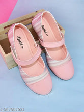 Synthetic PVC Ajanta Kid Belly shoes for 5-5.5 years old, velcro fastening on display