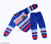 Striped woolen sweater set for boys aged 6-5 years, premium quality crafted in India