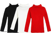 Woolen high neck turtle neck sweater pack for kids (0-7 years), solid colors, warm and comfortable in winters