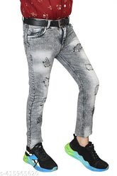 Indian-origin men's denim jeans - galata collection solid denim pack of 1