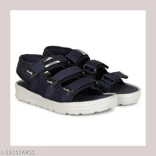 Lightweight & breathable Lycra sandals for boys, featuring EVA soles and slip-on design. Exclusive kids' footwear with durable materials for comfortable daily wear and home washing. Available in various sizes from 5 to 15 years old, originating from India