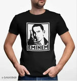 Eminem unisex cotton t-shirt, short sleeves, printed design on a 180 GSM bio-washed shirt (SMLXL)