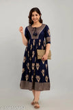 Rayon floral printed Kashvi Anarkali Kurtis, elegant and versatile Indian ethnic wear for functions, festivals, parties, and weddings
