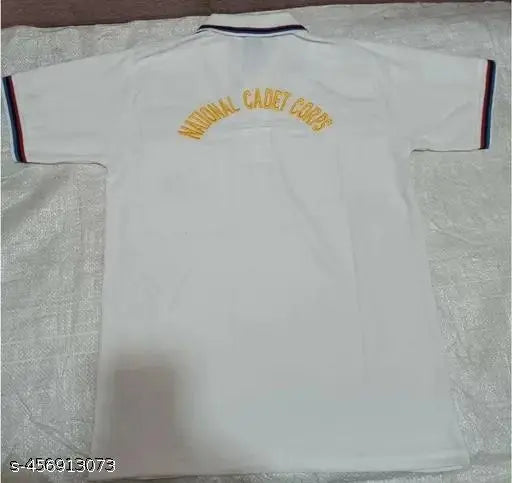 NCC uniform cotton-linen short-sleeve printed net shirt, Cool boys style on clothing rack
