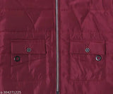 Nylon Indian Fort winter jacket for Boys, solid pattern, long sleeves, premium quality material