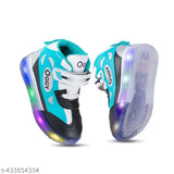 LED light shoes for kids, mesh and rubber casual sneakers with memory foam insole. Ideal for parties, dance, riding, music festivals, and celebrations like birthdays, Halloween, Christmas. Velcro fastening, non-skid sole, suitable for all seasons. Type - Casual Shoes, Party Wear Shoes, Walking Shoes. Origin - India (125 characters)