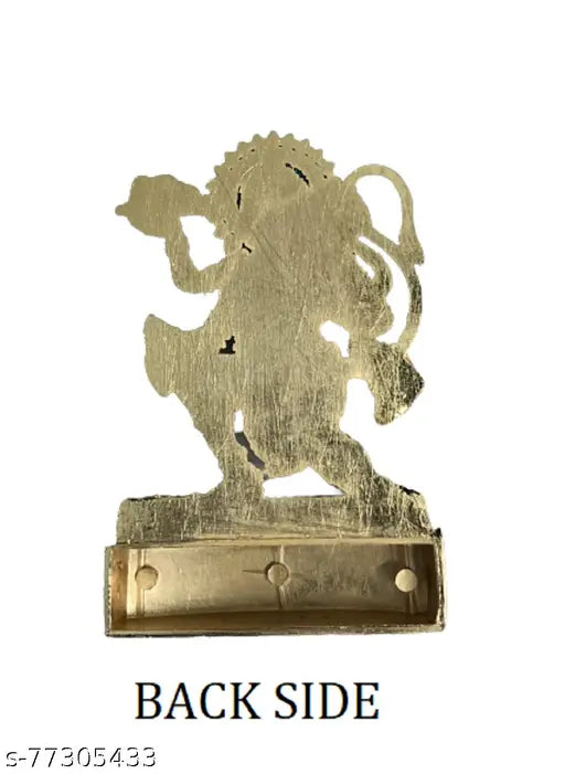 Brass Hanuman idol, 11 cm tall, for Vastu/Puja and decor, generates positive energy