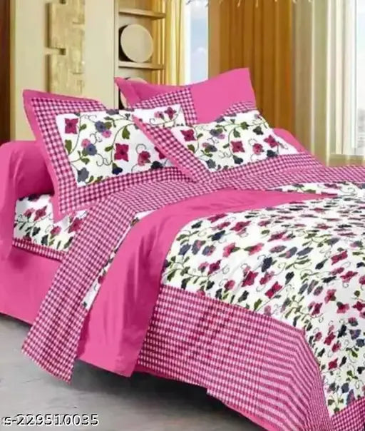 Cotton ajo-free, floral-patterned, superfine flat sheets for baby, eco-friendly 160 thread count, ideal for AC rooms