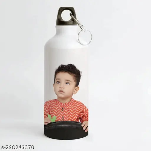 Aluminum personalized sipper water bottle (650ml), durable, leak-proof, perfect for school, gym, home office, birthday gift, boys