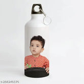 Aluminum personalized sipper water bottle (650ml), durable, leak-proof, perfect for school, gym, home office, birthday gift, boys