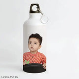 Aluminum personalized sipper water bottle (650ml), durable, leak-proof, perfect for school, gym, home office, birthday gift, boys