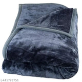 Fleece double bed kambal blanket for winter, warm and cozy home comfort