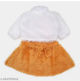 Wool net baby girl winter dress costume, featuring beautiful designs for various sizes (0-1 Years - 12-18 Months) from India