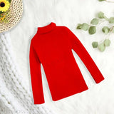 Wool high neck sweater for kids, solid design in various winter sizes from APARAJ (0-6M to 4-5Y), India-made baby boys and girls innerwear