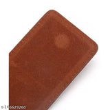 Solid PU leather business card holder with magnetic shut, ideal for credit and ID storage