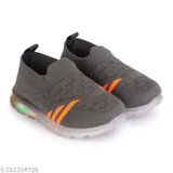 Synthetic PVC LED dancing shoes for kids, bright and comfortable walking sneakers, trendy design by SFAREK