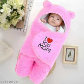 Soft microfiber newborn baby blanket, 0-6 months hooded swaddle wrapper in whimsical flannel design, made by AAKRITI BLANKETS