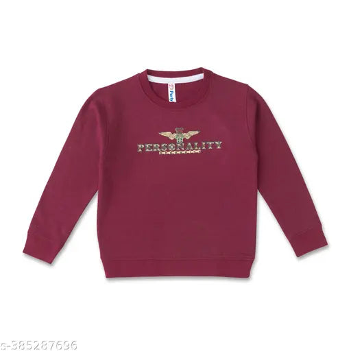 Cotton blend boys' long-sleeved t-shirts pack of 3, suitable for all seasons and kids, printed design, sizes from 3-4 to 9-10 years (India)