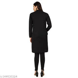 Woolen kurti from DIMSY COLLECTION for women & girls, warm winter fashion in shades of wool, India-made