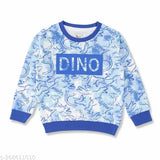 Cotton blended printed sweatshirts for kids (ages 1-6), casual design with long sleeves, Indian origin
