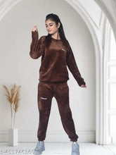 Soft breathable wool night suit, ultimate fitting and style for comfort while sleeping or lounging, India-made, long sleeve top with button-down front and matching pants with elastic waistband