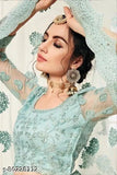 Trendy silk-blend lehenga with net bottom and dupatta, embroidered in intricate patterns. Semi-stitched (waist 44in, length 56in), free size available. Indian handcrafted fashion