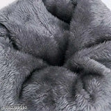 Stylish woolen cap and neck muff combo (fur inside), protects from winter. One size fits all, Indian origin