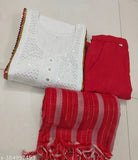 Multicolor striped cotton kurti and pant combo with dupatta, featuring three-quarter sleeves and various sizes (S, M, L, XL, XXL, XXXL). Indian-origin fashion set
