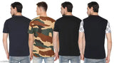 Cotton blend, printed men's t-shirts - trendy & dashing, S size (37in chest, 25in length), casual wear