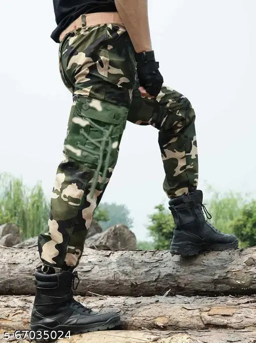 Cotton camouflage men's jeans from Bangladesh - unique fit for modern style