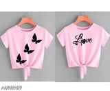 Kishore ji premium quality cotton crop top in printed net pattern. Single item shown