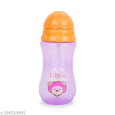 Multicolor BPA-free plastic baby sipper with straw (200ml), ideal for kid's hydration