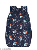 RR Blue Cat Stronaut 26L polyester school backpack for Class 1 to 8, free size with pencil pocket and blue color