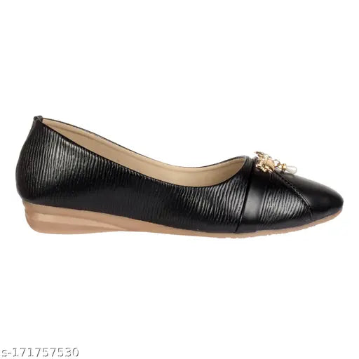 Synthetic buckle ballerinas by Gripex Footwear, ideal for women's belly, modern design, India origin