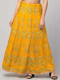 Printed viscose rayon palazzo skirt for women, ideal for casual summer outings. Floral pattern and vibrant colors perfect for young fashionistas. Affordable, comfortable, and adds a touch of elegance to any outfit. Sizes available: 28 (30waist-38length-32hip), 30 (32waist-38length-34hip), etc., up to Free Size (44waist-40length-46hip). Made in India