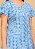 Women's rayon printed night set suit, soft nightdress for women and girls - trendy coord set in high demand