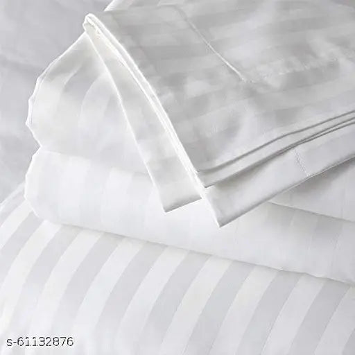Trendy fancy cotton bedsheets, pack of 1 with 2 pillow covers, 300 thread count, from India