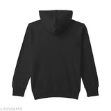 Kids unisex cotton blend jacket/sweatshirt, long sleeves, printed net pattern. Soft, comfortable winter wardrobe essential with hooded design, available in various sizes for different age groups (3-16 years). Made in India