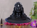 Handcrafted Adiyogi Lord Shiva Polyresin Figurine for car dashboards, home & office decor, and Pooja items. Indian-made Mahadev Murti, ideal for gifting special occasions