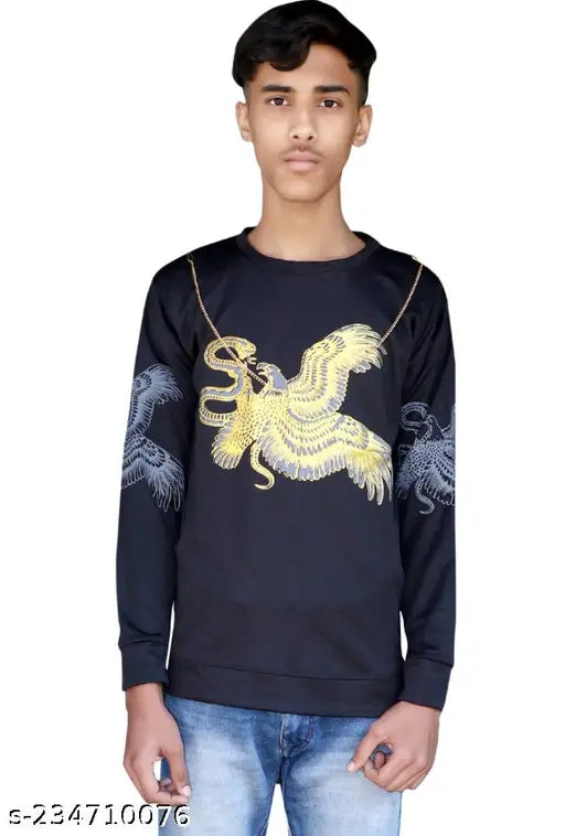 Fancy partywear men's nylon t-shirt with long sleeves, printed net design. Perfect for any event, originates from India." (125 characters)