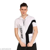 Cotton blend Saltlake mens half sleeve hoodie, best cheap price, top quality for party and casual wear - printed design on short sleeves