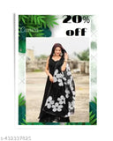 Georgette sleeveless dress in women's sizes, India-made new women's fashion in solid styles